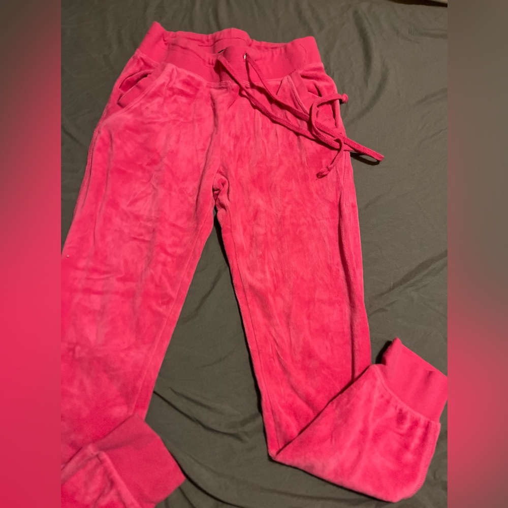 Velvet joggers
